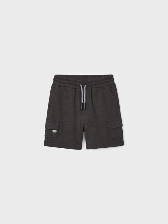 Mayoral Шорти от плат 3222 Черен Regular Fit