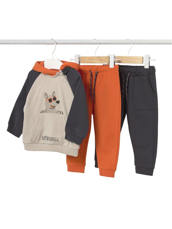 Mayoral Спортен екип 2835 Оранжев Regular Fit