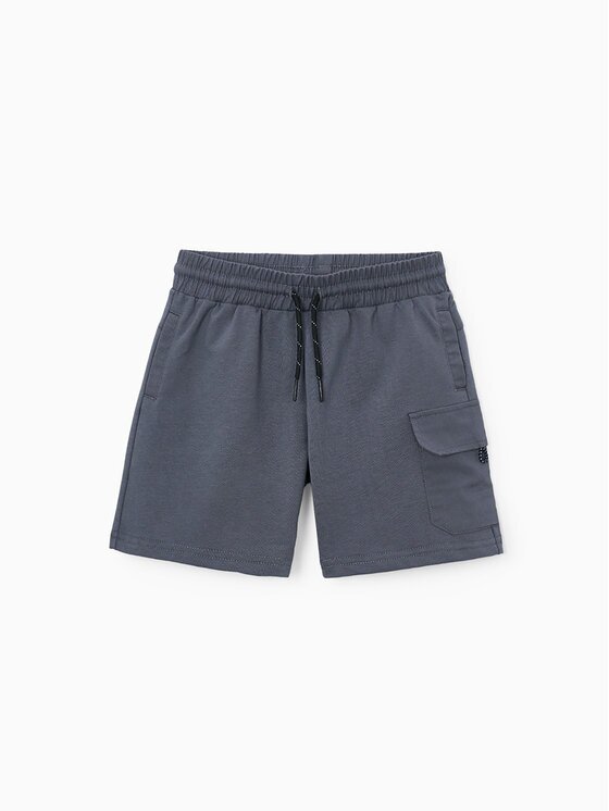 Mayoral Спортни шорти 3208 Сив Regular Fit