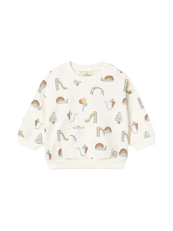 Mayoral Суитшърт 1487 Екрю Regular Fit