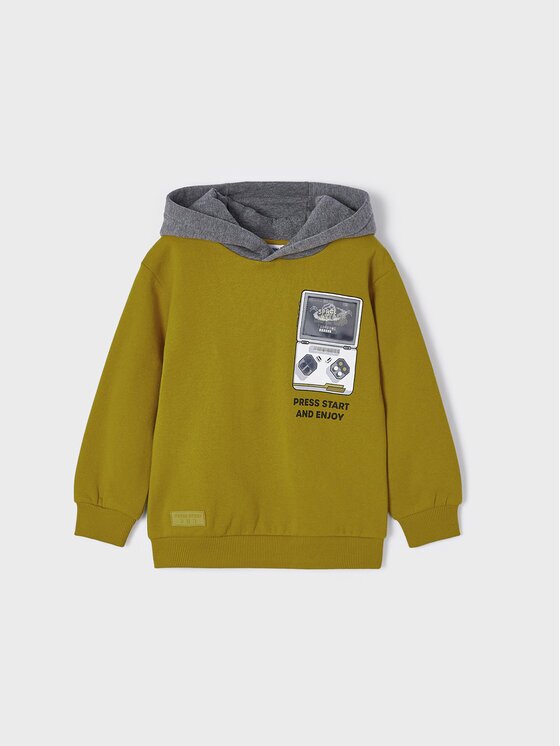 Mayoral Суитшърт 4455 Зелен Regular Fit