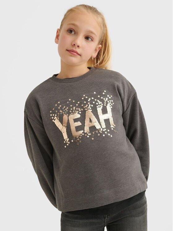 Mayoral Суитшърт 7471 Сив Relaxed Fit
