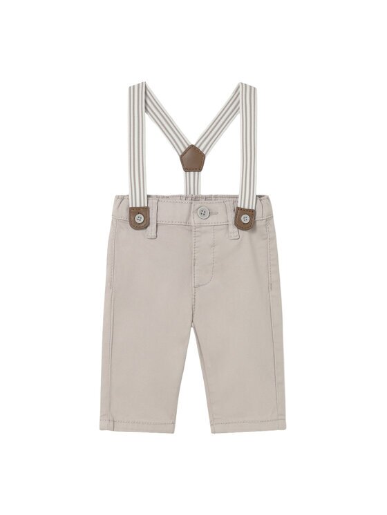 Mayoral Текстилни панталони 1596 Бежов Regular Fit
