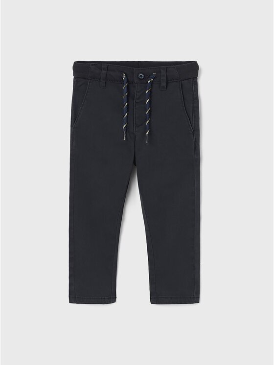 Mayoral Текстилни панталони 2525 Тъмносин Slim Fit