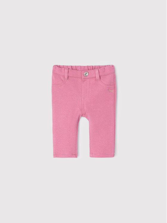 Mayoral Текстилни панталони 2711 Розов Regular Fit