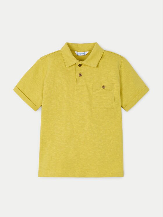 Mayoral Тениска с яка и копчета 3109 Regular Fit