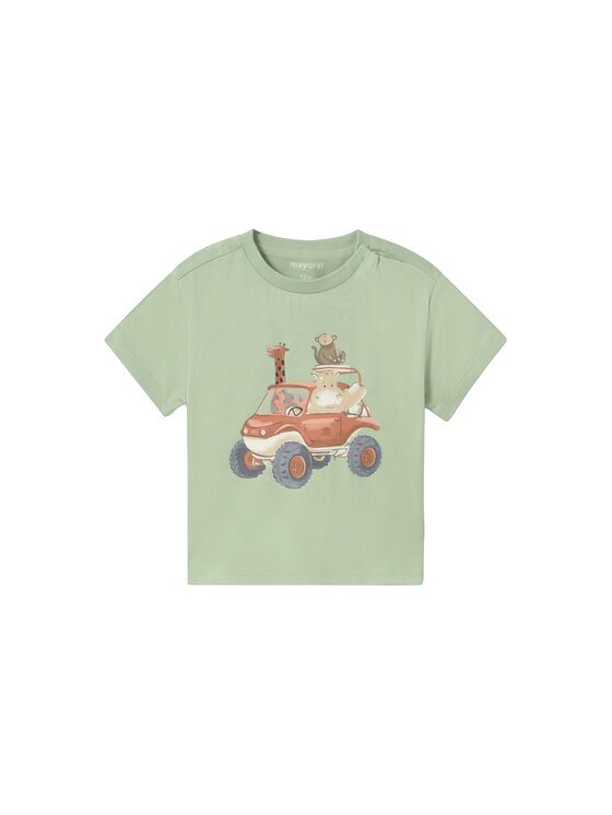 Mayoral Тишърт 1010 Зелен Regular Fit