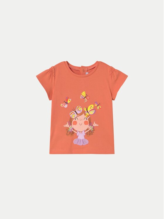 Mayoral Тишърт 1049 Оранжев Regular Fit
