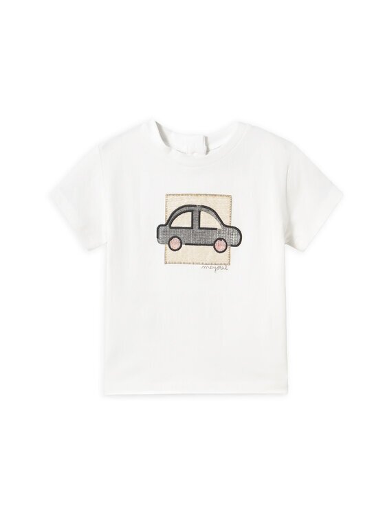 Mayoral Тишърт 1052 Бял Regular Fit