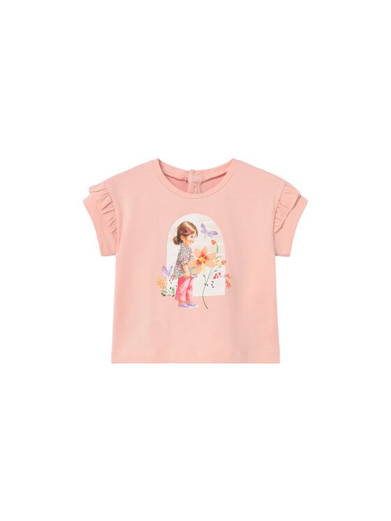 Mayoral Тишърт 1080 Розов Regular Fit