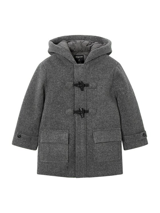 Mayoral Зимно палто 4423 Сив Regular Fit