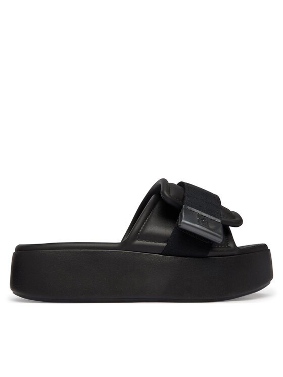 Melissa Чехли Free Fuzzy Slide Platform Ad 37835 Черен