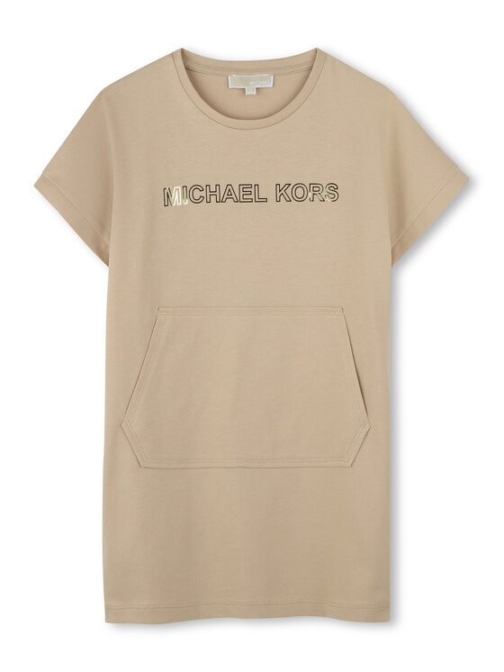 Michael Kors Ежедневна рокля R30353 D Бежов Regular Fit