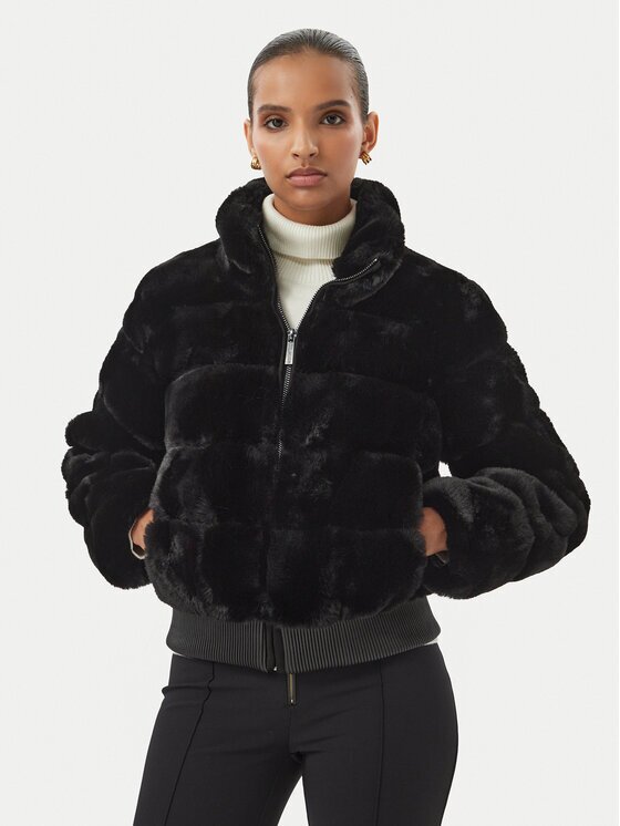 Michael Kors Кожено палто 77G1377M52 Regular Fit