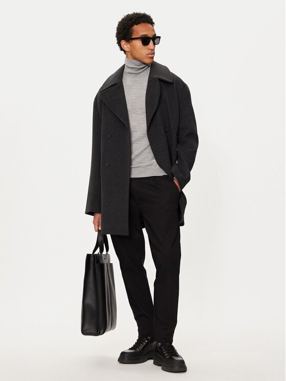 Michael Kors Вълнено палто CF42083BQA Oversize