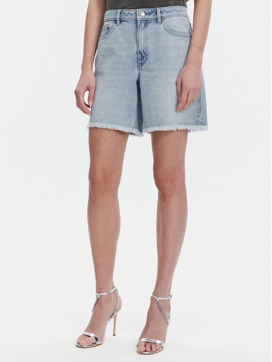 Michael Michael Kors Дънкови шорти MS59066FAU Boyfriend Fit