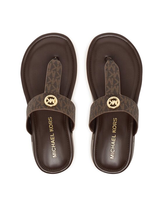 Michael Michael Kors Джапанки Koya Flip Flap 40R6KOFA2B Кафяв