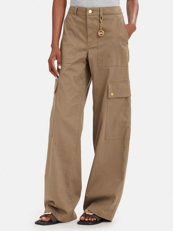 Michael Michael Kors Карго панталони MT631013X6 Wide Leg