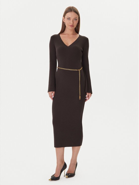 Michael Michael Kors Плетена рокля MF5835G4VR Slim Fit
