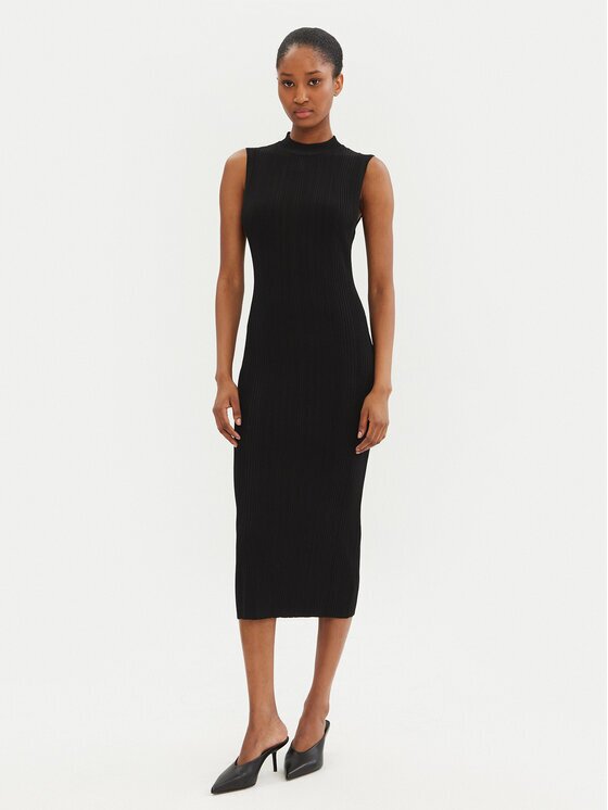 Michael Michael Kors Плетена рокля MR582UN33D Slim Fit