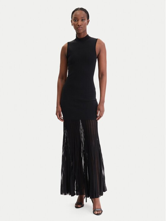 Michael Michael Kors Плетена рокля MR683BSBFD Slim Fit