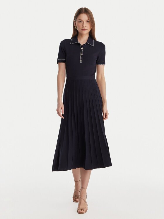 Michael Michael Kors Плетена рокля MR683C0BFD Slim Fit