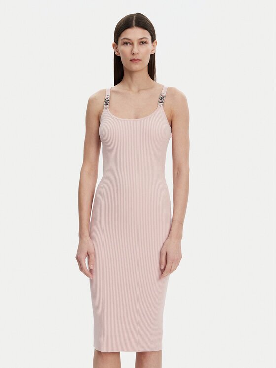 Michael Michael Kors Плетена рокля MT482IL33D Slim Fit