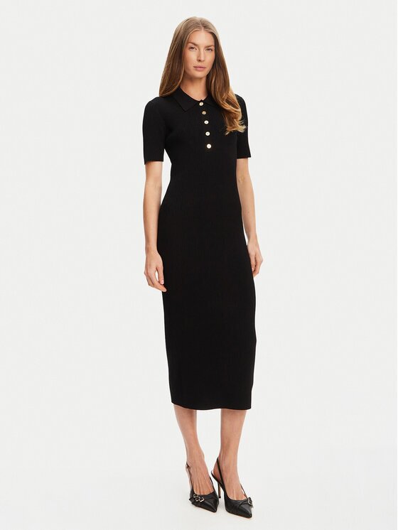 Michael Michael Kors Плетена рокля MT5832333D Slim Fit