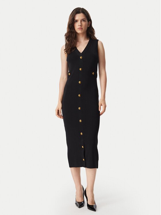 Michael Michael Kors Плетена рокля MT683J25ZV Slim Fit
