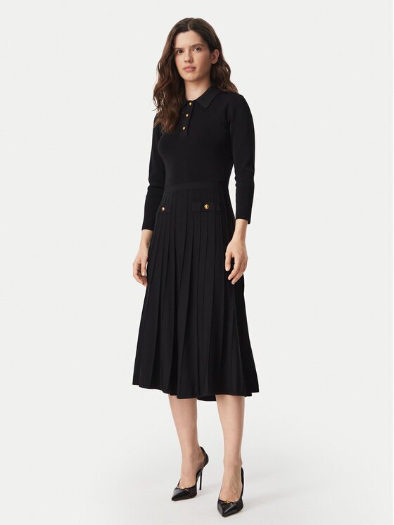 Michael Michael Kors Плетена рокля MT683J3BFD Slim Fit