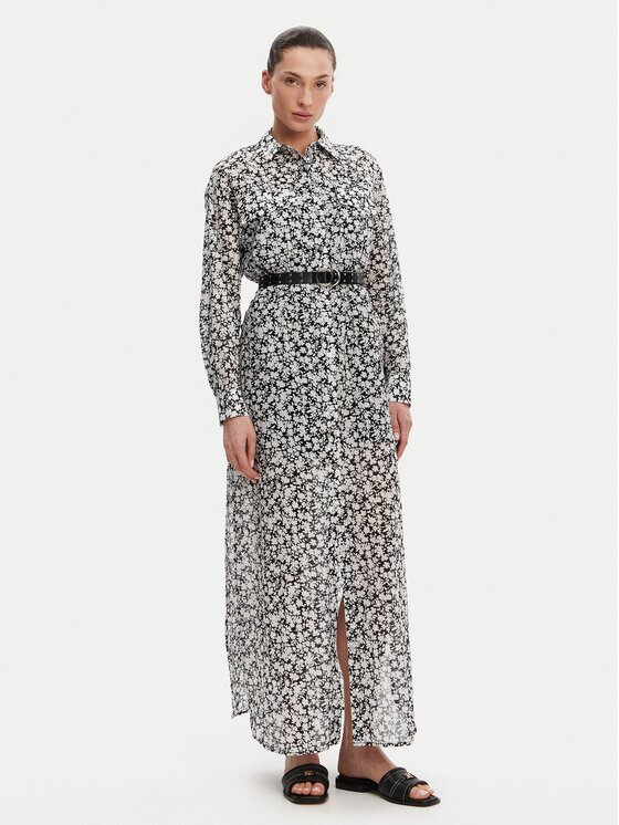 Michael Michael Kors Рокля тип риза MS582UXH7F Relaxed Fit