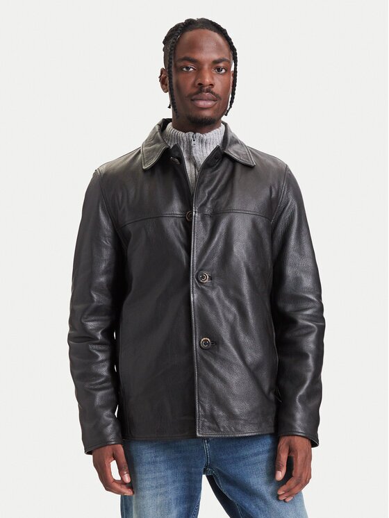 Milestone Кожено яке MSMarlon 631001 60870 Regular Fit