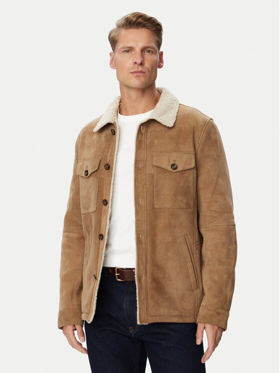 Milestone Кожено яке MSPalermo 631624 21550 Regular Fit