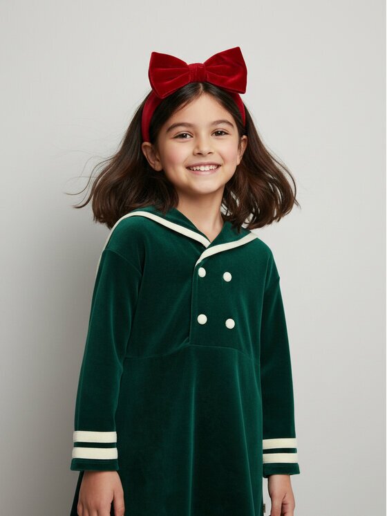 MINI RODINI Ежедневна рокля Sailor 2515010975 Regular Fit