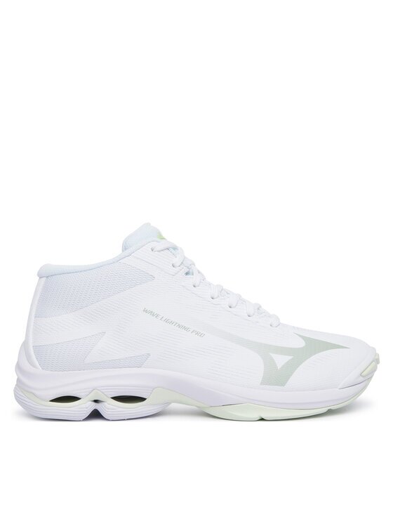 Mizuno Обувки за зала Wave Lightning Pro Mid V1GC2665 Бял