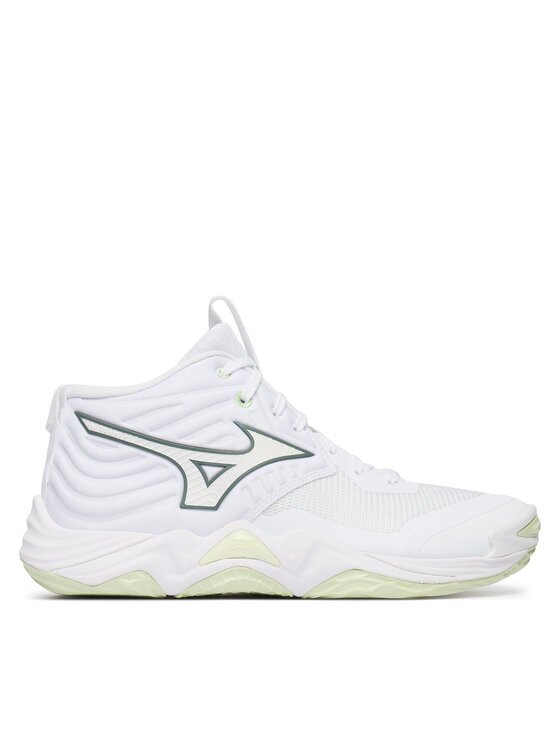 Mizuno Обувки за зала Wave Momentum Elite Mid V1GC2517 Бял