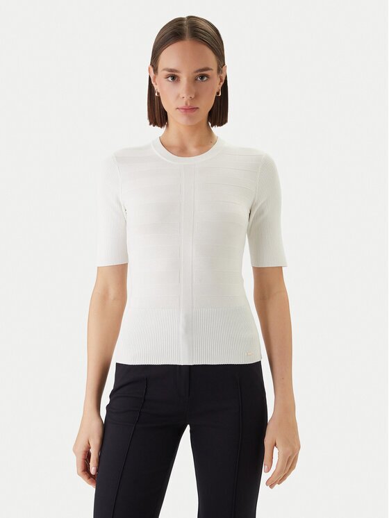 Morgan Блуза 242-MENTHE Екрю Slim Fit