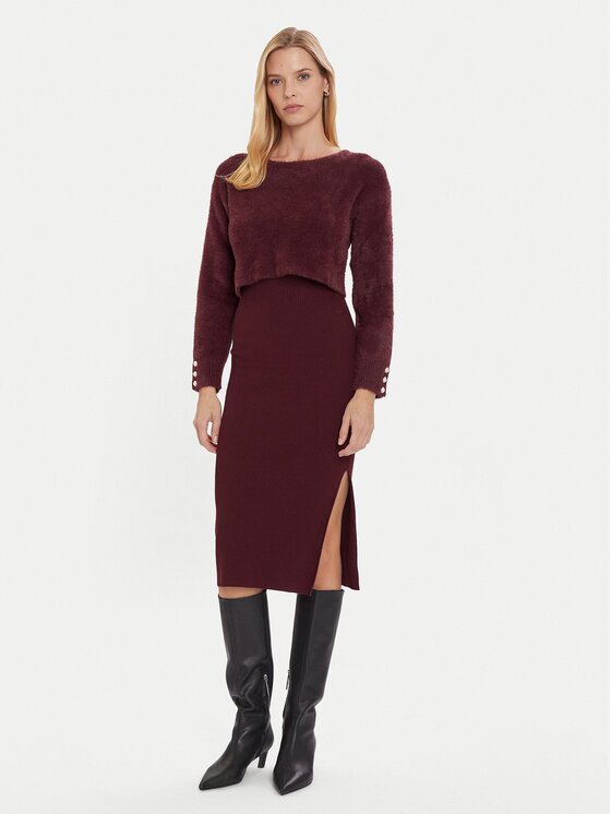 Morgan Плетена рокля 242-RMONA Slim Fit