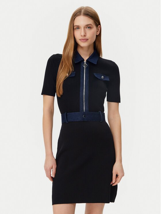 Morgan Плетена рокля 251-RMJEAN Slim Fit
