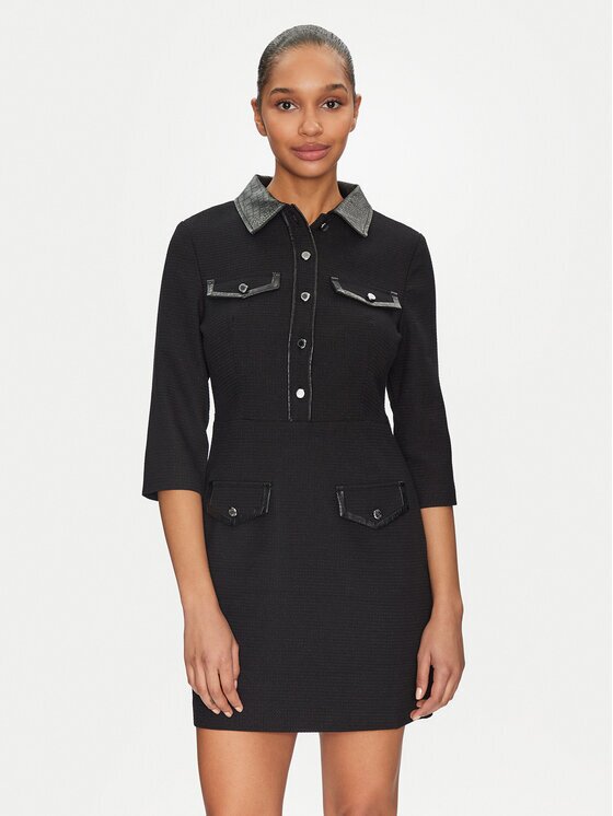 Morgan Плетена рокля 251-RUBIBI Slim Fit