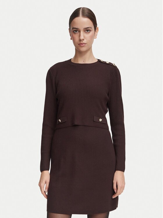 Morgan Плетена рокля 252-RMILOW Slim Fit