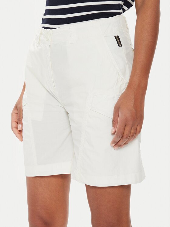 Napapijri Шорти от плат Narin NP0A4H8H Екрю Loose Fit