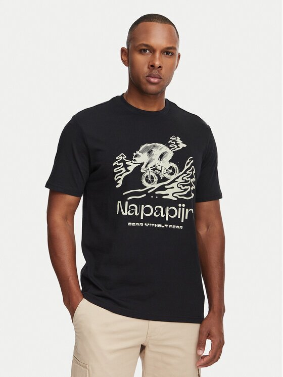 Napapijri Тишърт Cabin NP0A8B3F Relaxed Fit