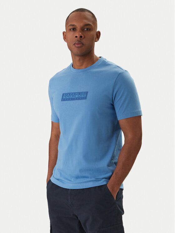 Napapijri Тишърт S-Box Logo NP0A4IFL Regular Fit