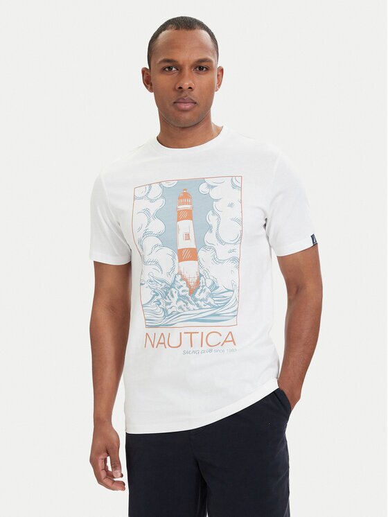 Nautica Тишърт -W126-NAMTS-1012-23P Regular Fit
