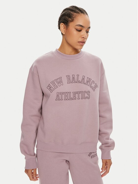 New Balance Суитшърт Graphic WT43516 Relaxed Fit