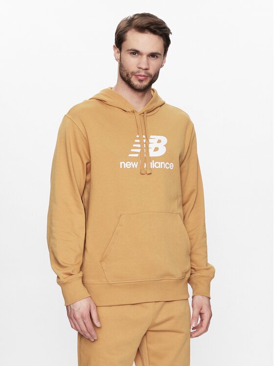 New Balance Суитшърт MT31537 Светлосиньо Relaxed Fit