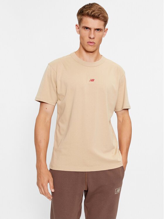 New Balance Тишърт Athletics Remastered Graphic Cotton Jersey Short Sleeve T-shirt MT31504 Regular Fit