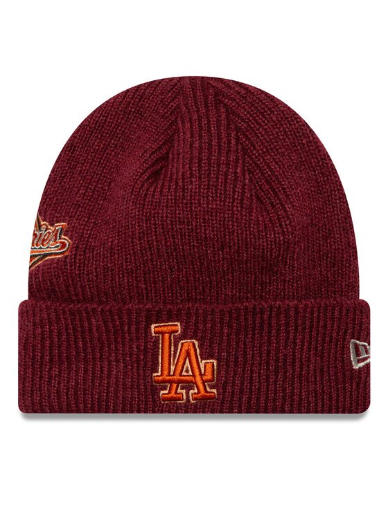 New Era Шапка LA Dodgers World Series Patch Cuff Knit Beanie 60580732