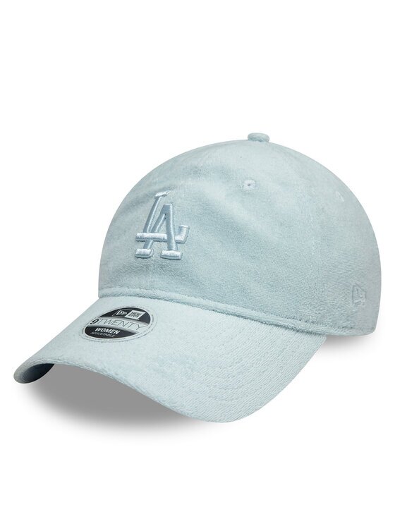 New Era Шапка с козирка Los Angeles Dodgers Towelling 9Twenty 60595346 Светлосиньо